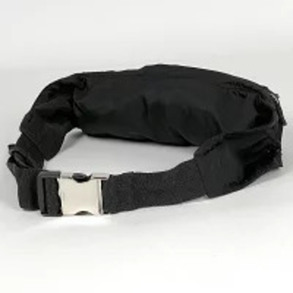 Prada Crossbody Clutch Nero Bag Body Waist Bum Plate Black Belt Black